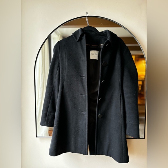 TALULA BABATON | black Wool-Cashmere Coat | size xxs - Picture 3 of 6